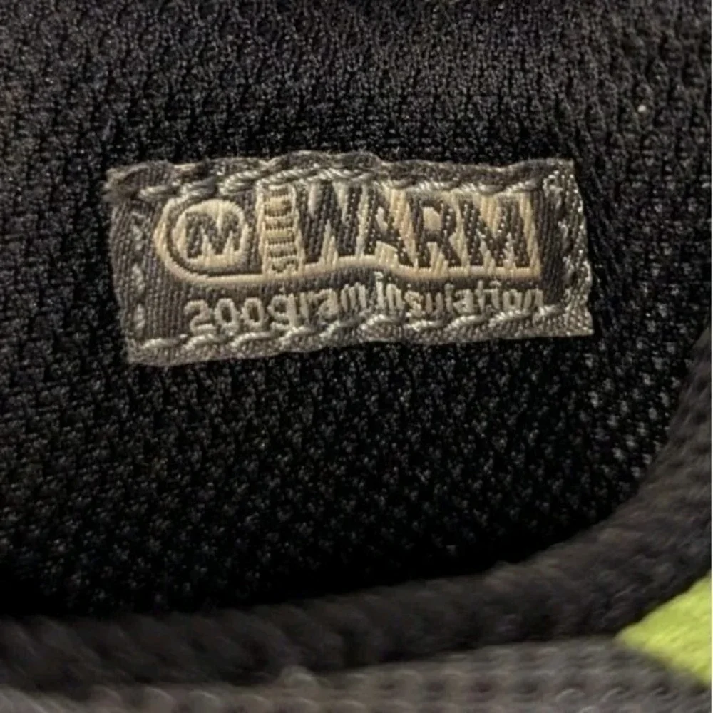 Merrell Boys Thermoshiver 2.0 Waterproof Winter Boots Gray Black Lime Green 13.5